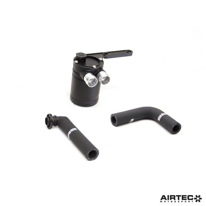 AIRTEC Motorsport BMW S55 Oil Catch Can Kit / PCV Breather Tank – F87 M2 Competition, F80 M3, F82/F83 M4 GTS/CS – Direct-Fit Crankcase Ventilation Vapour Separator, Blow-By Oil Separator – ATMSBMW2