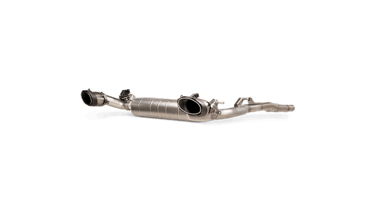 AkrapoviÄ Evolution Line Titanium Valved Cat-Back Exhaust for Audi RS3 8Y (2020+) Sportback & Saloon â€“ Carbon Fibre Tips, ECE Approved, OPF/GPF Compatible