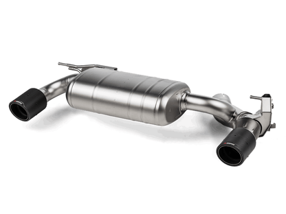 Akrapovic Titanium Valved Axle-Back Exhaust for BMW 1 Series M140i & M140i xDrive (F20/F21) 2018+ OPF/GPF/PPF | Slip-On Rear Silencer/Back Box with Carbon Tailpipes | ECE Approved B58 Performance Muffler | S-BM/T/5H