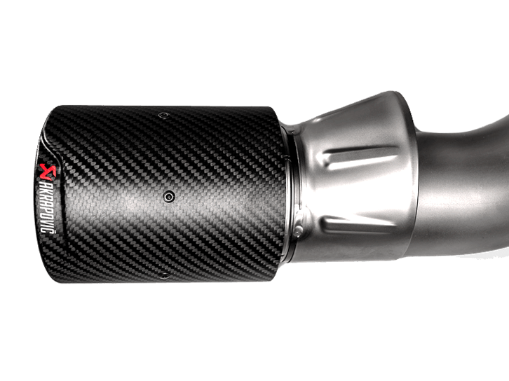 Akrapovic Titanium Valved Axle-Back Exhaust for BMW 1 Series M140i & M140i xDrive (F20/F21) 2018+ OPF/GPF/PPF | Slip-On Rear Silencer/Back Box with Carbon Tailpipes | ECE Approved B58 Performance Muffler | S-BM/T/5H