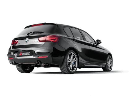 Akrapovic Titanium Valved Axle-Back Exhaust for BMW 1 Series M140i & M140i xDrive (F20/F21) 2018+ OPF/GPF/PPF | Slip-On Rear Silencer/Back Box with Carbon Tailpipes | ECE Approved B58 Performance Muffler | S-BM/T/5H