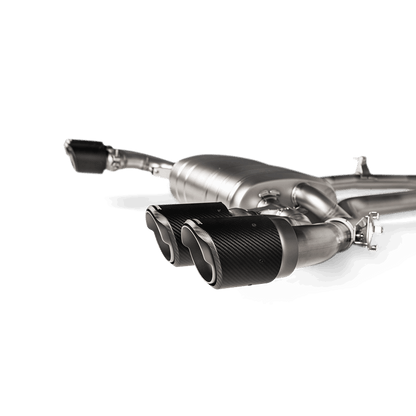 Akrapovic Slip-On Line Titanium Axle-Back Sports Exhaust for BMW X3M X4M F97 F98 (Competition) - Valved Rear Muffler/Backbox/Silencer, OPF/GPF Friendly, ECE Approved - S58 - S-BM/T/10H