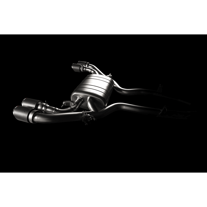 Akrapovic Slip-On Line Titanium Axle-Back Sports Exhaust for BMW X3M X4M F97 F98 (Competition) - Valved Rear Muffler/Backbox/Silencer, OPF/GPF Friendly, ECE Approved - S58 - S-BM/T/10H
