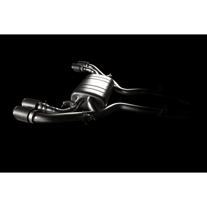 Akrapovic Slip-On Line Titanium Axle-Back Sports Exhaust for BMW X3M X4M F97 F98 (Competition) - Valved Rear Muffler/Backbox/Silencer, OPF/GPF Friendly, ECE Approved - S58 - S-BM/T/10H
