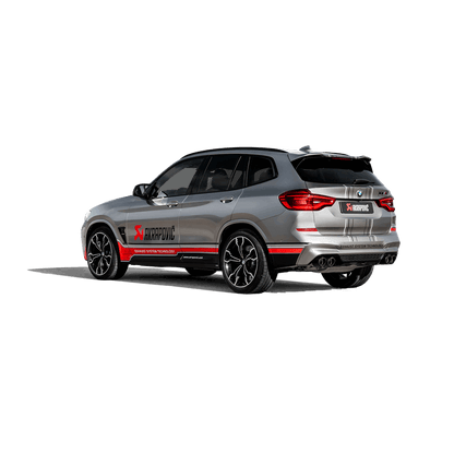 Akrapovic Slip-On Line Titanium Axle-Back Sports Exhaust for BMW X3M X4M F97 F98 (Competition) - Valved Rear Muffler/Backbox/Silencer, OPF/GPF Friendly, ECE Approved - S58 - S-BM/T/10H