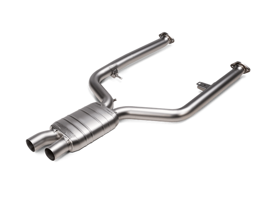Akrapovic Titanium Resonated Midpipe / Centre/Center Section OPF/GPF Delete Bypass for BMW G80 G82 M3/M3 Competition & M4/M4 Competition (2021+) — Evolution Link Pipe Set E-BM/T/12 | S58 Track Exhaust Upgrade