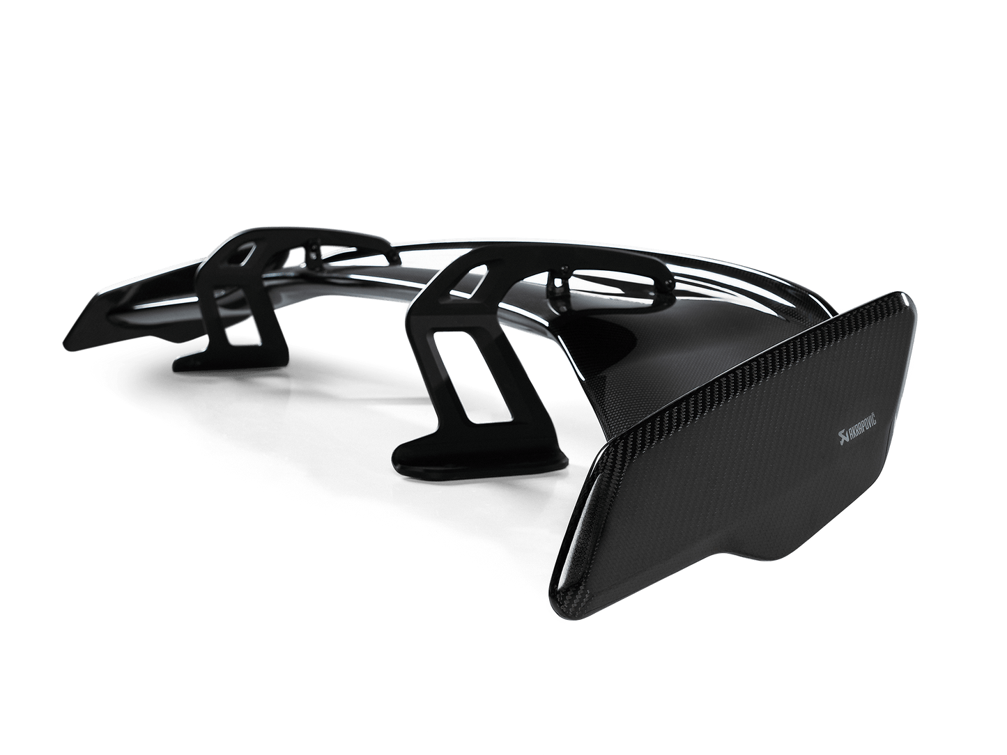 Akrapovic Carbon Fibre (Fiber) Rear Wing / Spoiler for BMW G87 M2, G80/G81 M3, G82/G83 M4 – High Gloss | Swan Neck Adjustable Aero Wing, Titanium Hardware | G8X Performance Boot Lid Spoiler (Includes Competition & xDrive)