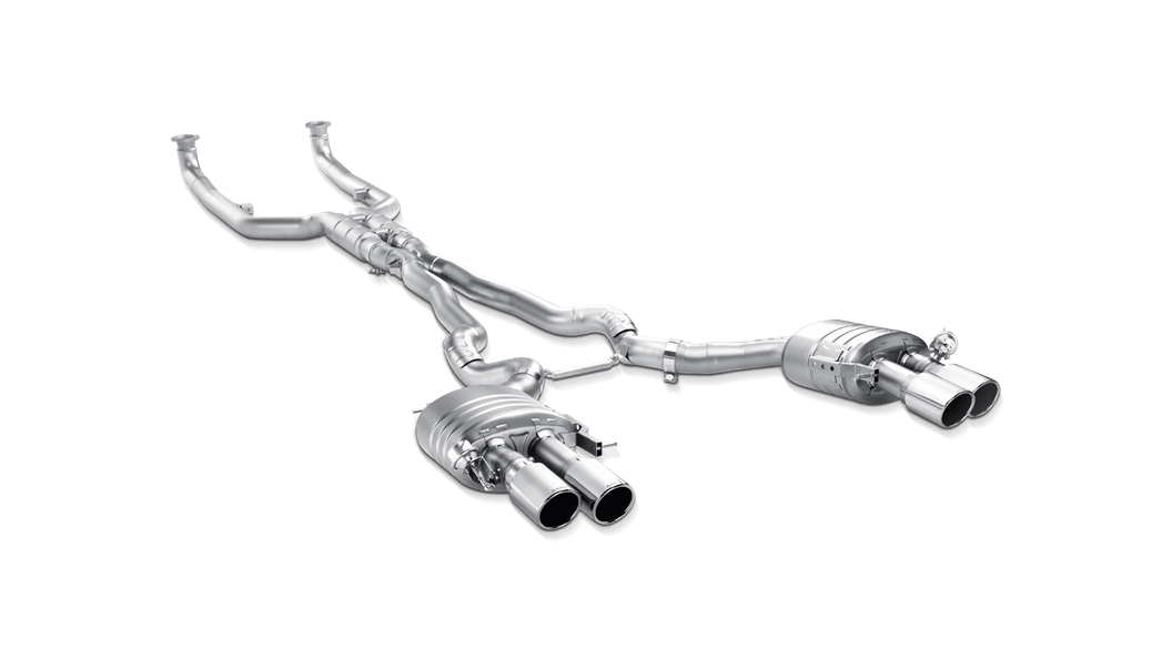 Akrapovic Evolution Line Titanium Cat-Back/Catback Exhaust for BMW M6 F12/F13 Coupe/Convertible (2012-2018) | Valved Switchable Resonated X-Pipe Performance Exhaust | S63 Twin-Turbo | ME-BM/T/5