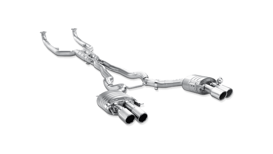 Akrapovic Evolution Line Titanium Cat-Back/Catback Exhaust for BMW M6 F12/F13 Coupe/Convertible (2012-2018) | Valved Switchable Resonated X-Pipe Performance Exhaust | S63 Twin-Turbo | ME-BM/T/5
