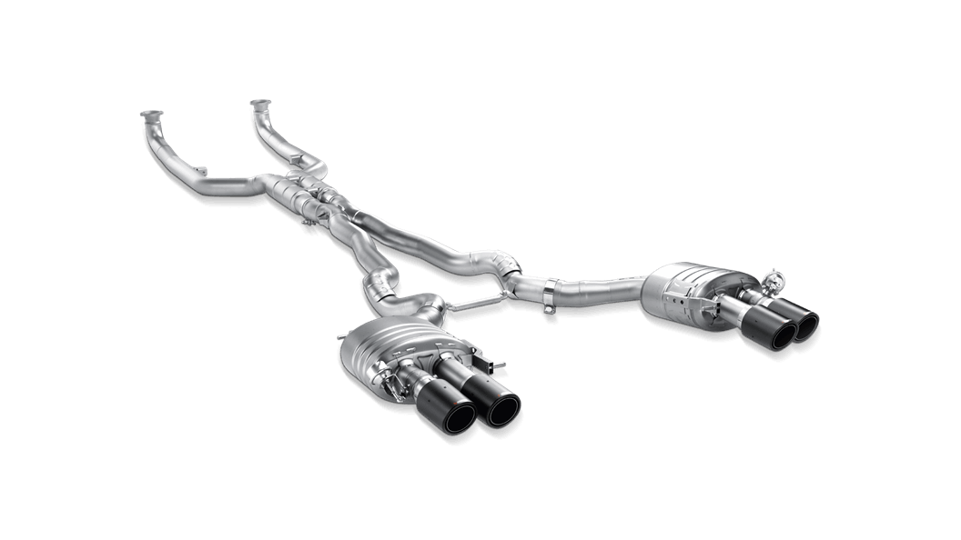 Akrapovic Evolution Line Titanium Cat-Back/Catback Exhaust for BMW M6 F12/F13 Coupe/Convertible (2012-2018) | Valved Switchable Resonated X-Pipe Performance Exhaust | S63 Twin-Turbo | ME-BM/T/5