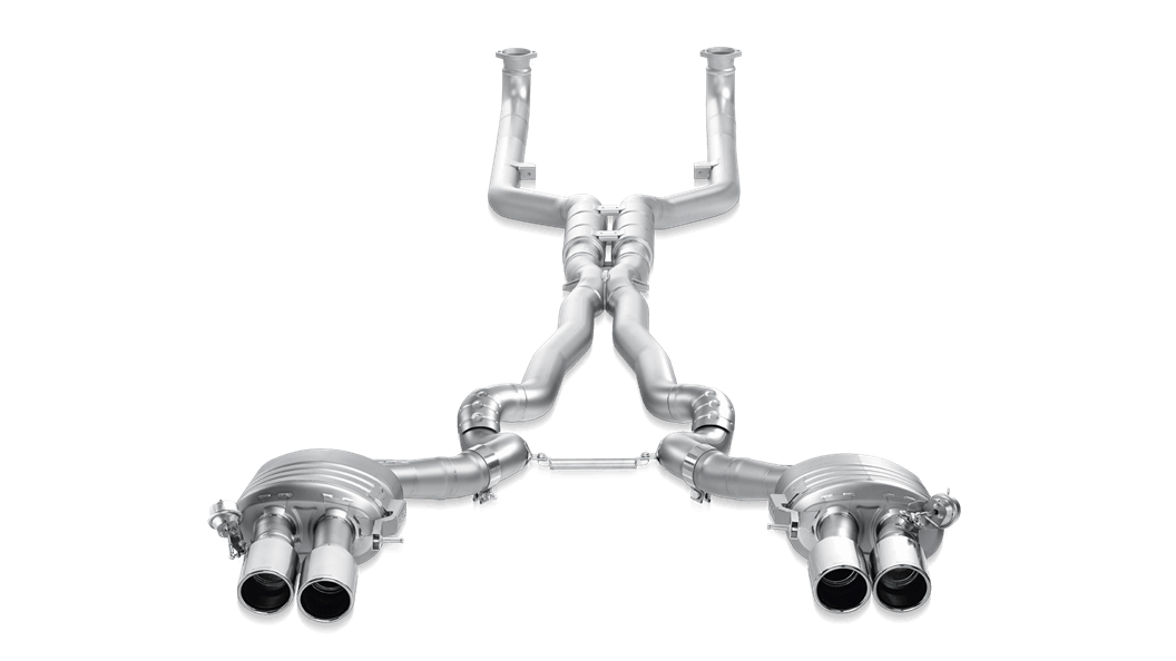 Akrapovic Evolution Line Titanium Cat-Back/Catback Exhaust for BMW M6 F12/F13 Coupe/Convertible (2012-2018) | Valved Switchable Resonated X-Pipe Performance Exhaust | S63 Twin-Turbo | ME-BM/T/5