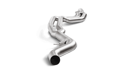 Akrapovic Evolution Link Pipe Set E-BM/SS/3 - Stainless Steel Mid Pipe/Centre Section for BMW M140i M240i B58 (F20 F21 F22 F23, 2016-2019) - Non-OPF/GPF/PPF - Twin Center Pipes Cat-Back Mid-Section Exhaust Upgrade 1 Series 2 Series