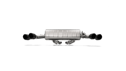 Akrapovic BMW Z4 M40i G29 B58 Titanium Axle-Back Exhaust with Carbon Tips - Slip-On Rear Silencer/Back Box, EU/ECE Road-Legal Type Approved, OPF/GPF/PPF Compatible (2019+) - Sports Performance Muffler Upgrade S-BM/T/9H
