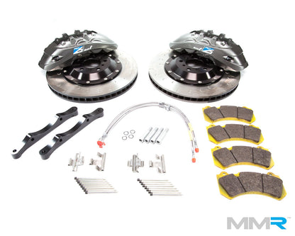 Alcon Big Brake Kit for BMW E82 1M (2010-2011) & E90 M3 (2007-2012) - Front & Rear Performance BBK, Silver 6-Piston/4-Piston Monoblock Calipers, 384x34mm/360x30mm Semi-Floating Discs - BKC7059ZG02