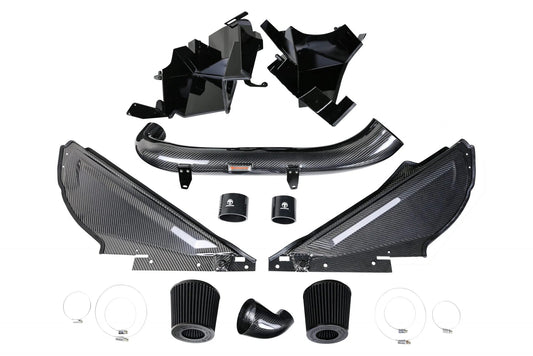 ARMASPEED BMW G80 M3 & G82 M4 (Competition) S58 Carbon Fibre (Carbon Fiber) Intake System 2021+ - Cold Air Induction Kit/Airbox, High-Flow Ram Air, Turbo Intake Pipes, Bolt-On Plug-and-Play, No Tuning Required