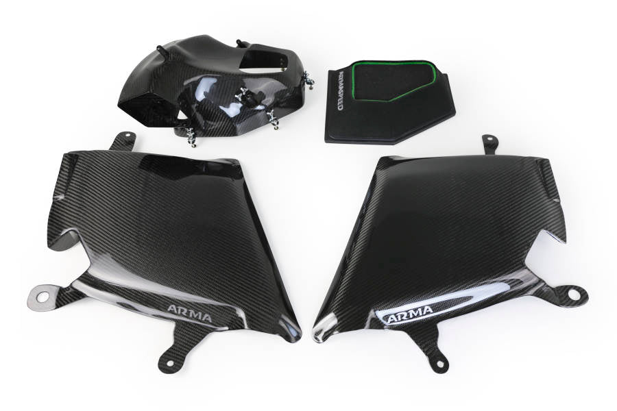 Armaspeed Carbon Fibre (Carbon Fiber) Cold Air Intake for BMW 5 Series G30/G31 530i/530ix B48 & 540i/540ix B58 â€“ Sealed Carbon Airbox Induction Kit, Direct Bolt-On (2017+)