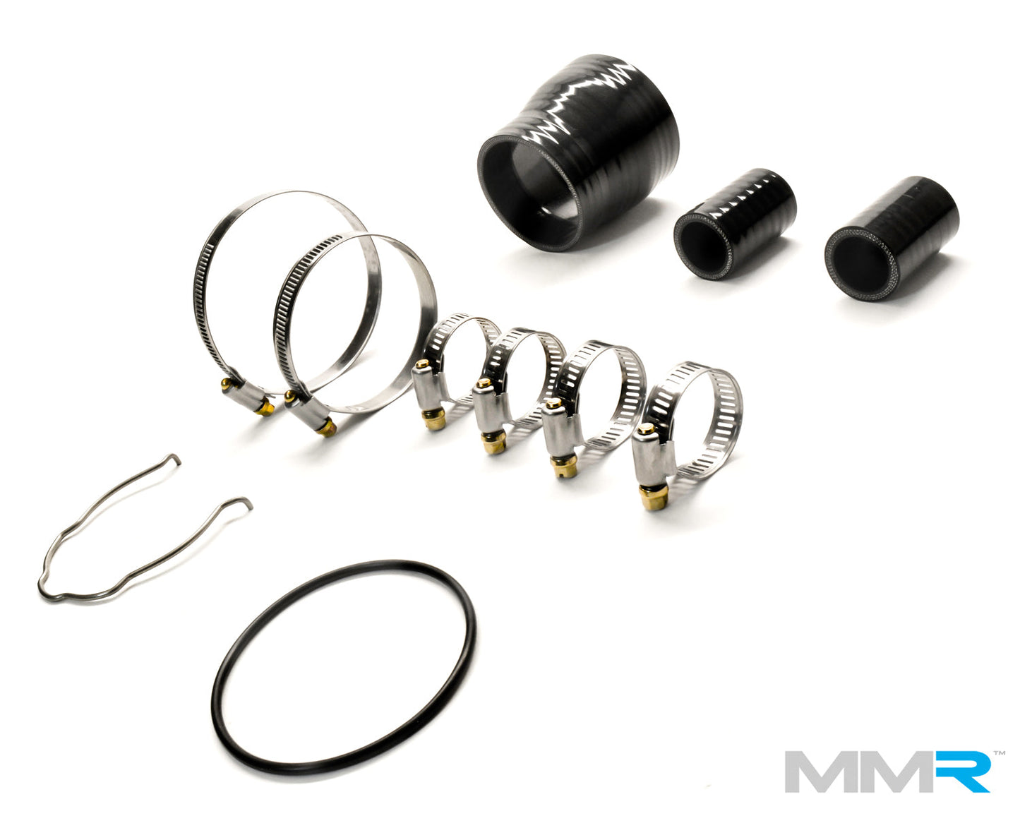 BMW N54 Charge Pipe/Chargepipe Kit by MMR | High-Flow Aluminium | 135i, 335i, 1M | E82 E88 E90 E91 E92 E93 (2006-2012) | CNC Ends, 1/8 NPT Meth Bung, Black