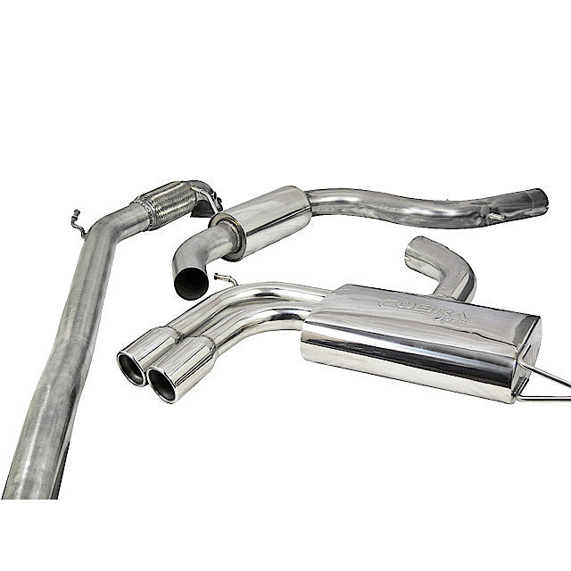 Audi A3 8P (2003-2012) 2.0 TFSI 2.0T FWD/2WD 3 Door/3dr Turbo-Back Exhaust