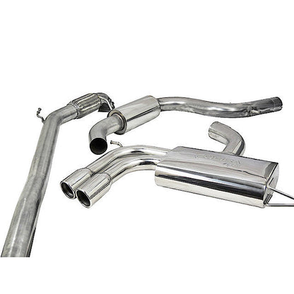 Cobra Exhausts - Audi A3 (8P) 2.0 TFSI 2WD (3 Door) Turbo Back Performance Exhaust