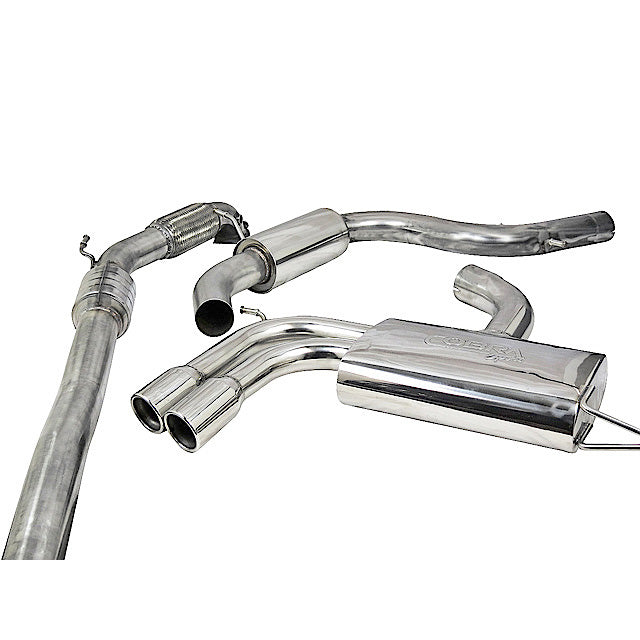 Audi A3 8P (2003-2012) 2.0 TFSI 2.0T FWD/2WD 3 Door/3dr Turbo-Back Exhaust