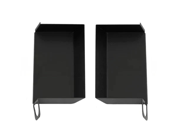 BMW 3 Series E90 E91 E92 E93 (E9X) 330i 335i Cold Air Intake Feed Ram Air Scoop / Induction Duct / Air Snorkel – Front Kidney Grille OEM-Style Bolt-On, Black Powder-Coated Aluminium – Basic Carbon BC99992