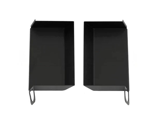 BMW 3 Series E90 E91 E92 E93 (E9X) 330i 335i Cold Air Intake Feed Ram Air Scoop / Induction Duct / Air Snorkel – Front Kidney Grille OEM-Style Bolt-On, Black Powder-Coated Aluminium – Basic Carbon BC99992