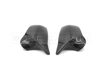 Basic Carbon BMW F20 F21 F22 F23 F30 F31 F34 F35 F32 F33 F36 F87 M2 & i3 i01 Carbon Fibre Complete Wing Mirror Housing - 6-Piece OEM Replacement Pair - UV Gloss - Fits M135i, 335i