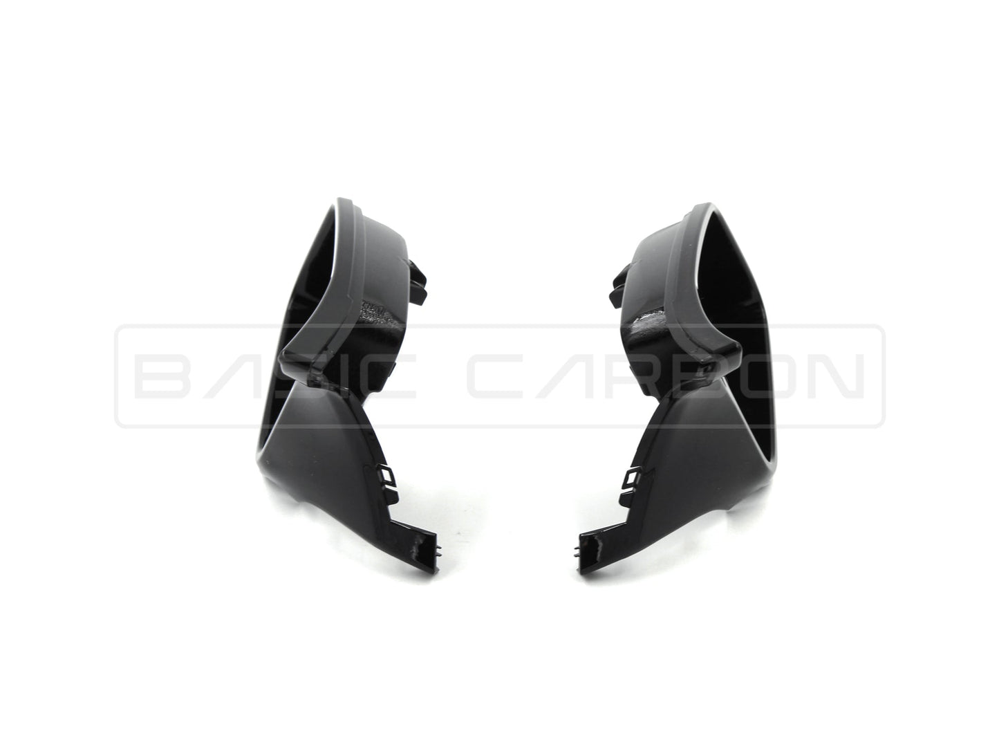 Basic Carbon BMW F20 F21 F22 F23 F30 F31 F34 F35 F32 F33 F36 F87 M2 & i3 i01 Carbon Fibre Complete Wing Mirror Housing - 6-Piece OEM Replacement Pair - UV Gloss - Fits M135i, 335i