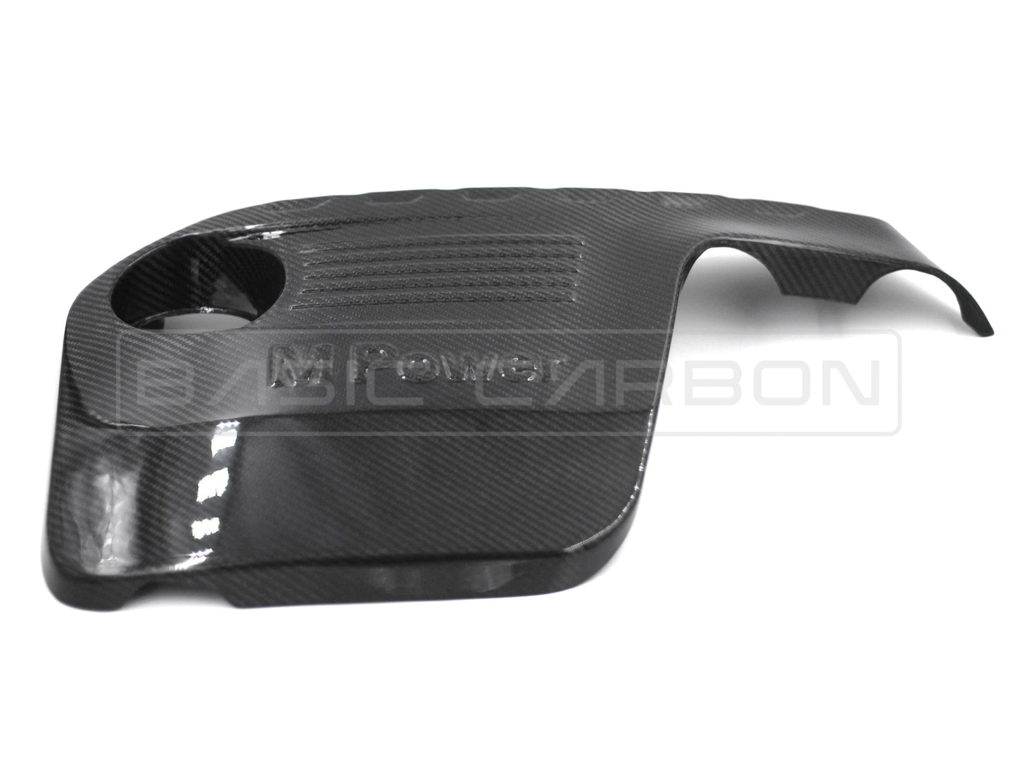 BMW M3/M4 F80 F82 F83 (S55) Carbon Fibre Engine Cover/Shroud Top Panel – Dry Carbon Pre‑Preg, Autoclave Cured, OEM Replacement Under‑Hood/Under‑Bonnet Motor Cover, Engine Bay Dress‑Up Trim | Basic Carbon