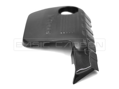 BMW M3/M4 F80 F82 F83 (S55) Carbon Fibre Engine Cover/Shroud Top Panel – Dry Carbon Pre‑Preg, Autoclave Cured, OEM Replacement Under‑Hood/Under‑Bonnet Motor Cover, Engine Bay Dress‑Up Trim | Basic Carbon