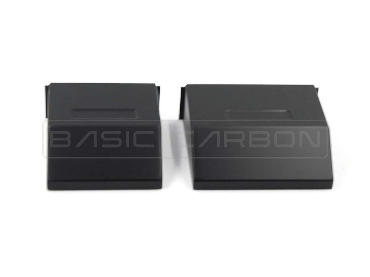 Basic Carbon BMW 1 Series E81 E82 E87 E88 Cold Air Intake Scoop Ram Air Duct Snorkel - Aluminium Black Powder-Coated - Front Kidney Grille Air Feed Plate - OEM Airbox Bolt-On - N43 N47 - Fits 116i 118i 118d 120i 120d 123d