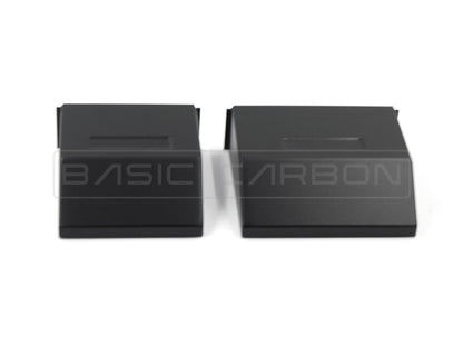 Basic Carbon BMW 1 Series E81 E82 E87 E88 Cold Air Intake Scoop Ram Air Duct Snorkel - Aluminium Black Powder-Coated - Front Kidney Grille Air Feed Plate - OEM Airbox Bolt-On - N43 N47 - Fits 116i 118i 118d 120i 120d 123d