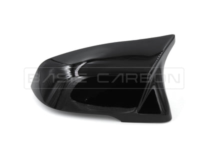 Basic Carbon M Style Mirror Covers for BMW F40 1 Series (M135iX), F44/F46 2 Series, Z4 G29, X1 F48/F49, X2 F39 & Toyota Supra A90 | Real Carbon Fibre or Gloss Black | Direct OEM Replacement Caps