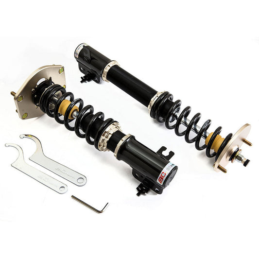 BC Racing BR Series Type RA Coilovers for BMW 3 Series E93 LCI Convertible/Cabriolet (2005-2011) - Height & Damping Adjustable Monotube Coilover Suspension Lowering Kit with Camber Plates - Fits 320i 325i 330i 335i - I-03-BR-RA