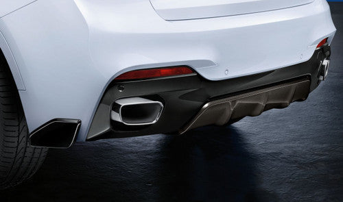 Genuine BMW M Performance Carbon Fibre Rear Diffuser - X5 F15 (2014-2018) OEM Rear Bumper Valance - Fits sDrive35i, xDrive35i, xDrive35d, xDrive50i