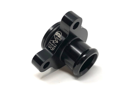 Black Market Parts (BMP) BMW Billet Aluminium Coolant Flange/Outlet Upgrade - E90 F30 F80 F02 (N54/N55/N20) - Fits 325i 335i 535i 740i M2 M3 M4 135i 640i - Anodised 6061, Viton O-Ring, Stainless Clamp