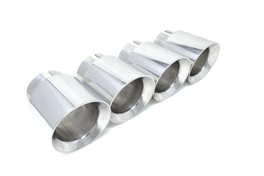 Burger Motorsports (BMS) 95mm (3.75") Quad Exhaust Tips / Tailpipe Trims for BMW M2 F87 & M2 Competition, M3 F80,