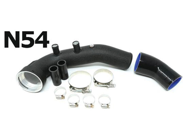 Burger Motorsports BMS BMW N54 Aluminium Charge Pipe w/ TiAL BOV Flange â€“ E82/E88 135i, 1M, E90/E91/E92/E93 335i/335is, E60/E61 535i â€“ Direct-Fit Upgrade