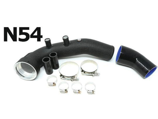 Burger Motorsports BMS BMW N54 Aluminium Charge Pipe w/ TiAL BOV Flange â€“ E82/E88 135i, 1M, E90/E91/E92/E93 335i/335is, E60/E61 535i â€“ Direct-Fit Upgrade