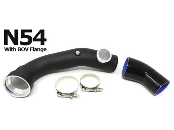 Burger Motorsports BMS BMW N54 Aluminium Charge Pipe w/ TiAL BOV Flange â€“ E82/E88 135i, 1M, E90/E91/E92/E93 335i/335is, E60/E61 535i â€“ Direct-Fit Upgrade