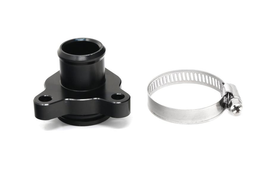 Burger Motorsports BMS BMW N54/N53 Alloy Coolant Water Outlet/Neck Hose Connector & Flange – E82 E88 E89 E90 E91 E92 E93 E60 E61 X3 E83 135i 335i 528i 1M Z4 – CNC Billet Aluminium Radiator Hose Adapter – Replaces OE 11537544638, 1537541992