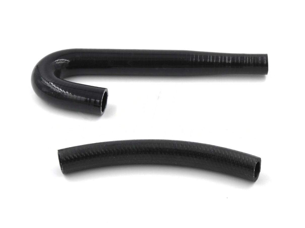 Burger Motorsports N54 Oil Catch Can / Air Oil Separator (AOS) for BMW 135i 1M 335i E-Chassis E82 E88 E90 E91 E92 E93 - Sealed PCV Crankcase Breather Kit - Billet Black, Under-Cowl Stealth Mount, Plug & Play