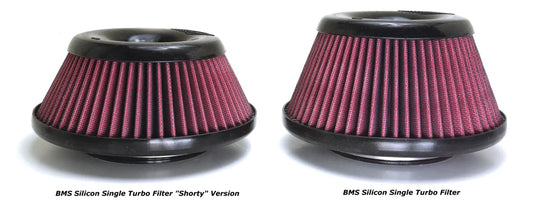 BMW N54 Single Turbo Cone Filter – Direct-Mount Silicone Turbo Inlet/Compressor Intake, High-Flow Performance | Burger Motorsports BMS057/BMS058 | 4.5in & 3.75in | Fits E82 135i, E90/E92 335i, 1M, Z4 E89 35i