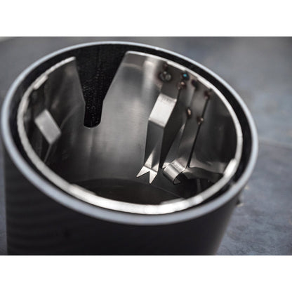 BMW 1 Series M135i xDrive F40 Carbon Fibre Exhaust Tips 4.5in (114mm) - Slip-On M Performance Style Tailpipe Tips/Finishers (Pair) - Direct Fit OE Replacement 18309488764 - Cobra Sport B48