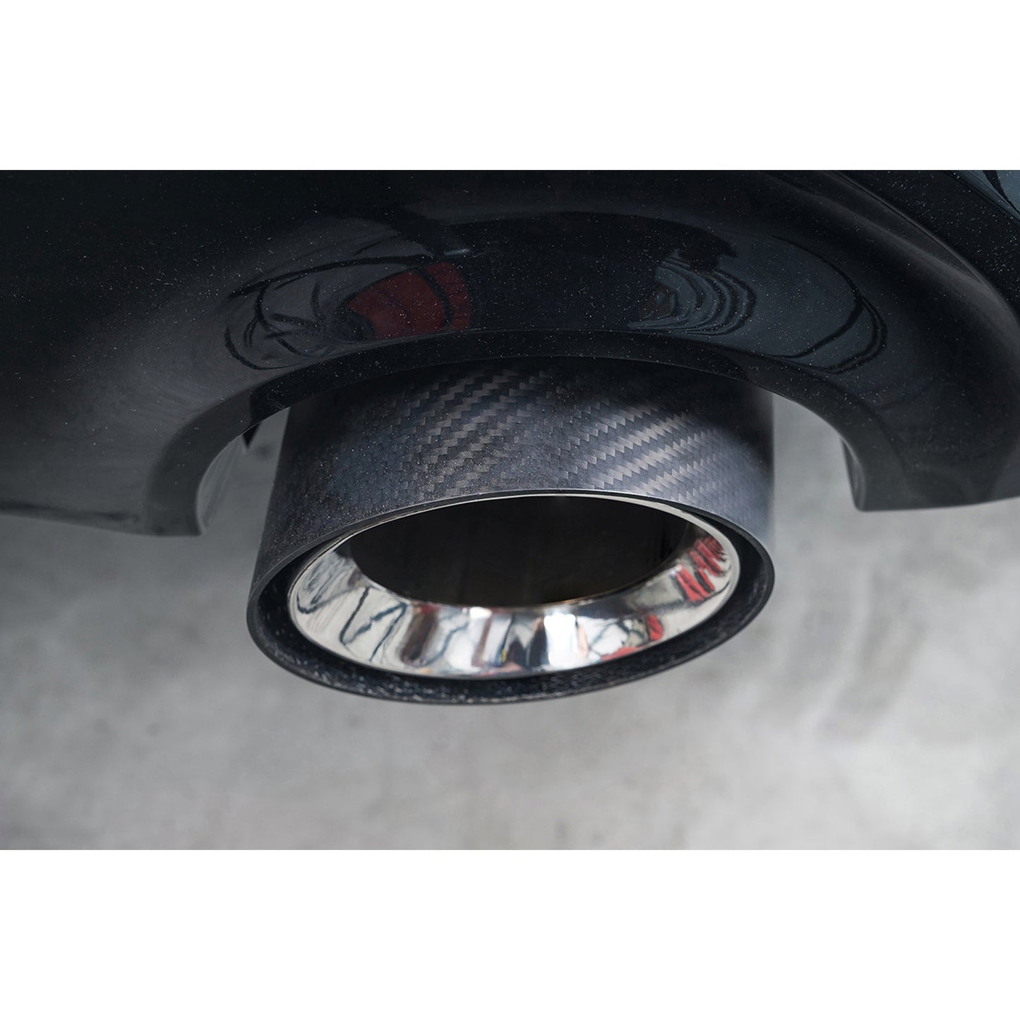 BMW X2 M35i xDrive (F39) OEM Style M Performance Tips - Carbon Fibre Larger 4.5" Slip-on Replacement Tailpipes