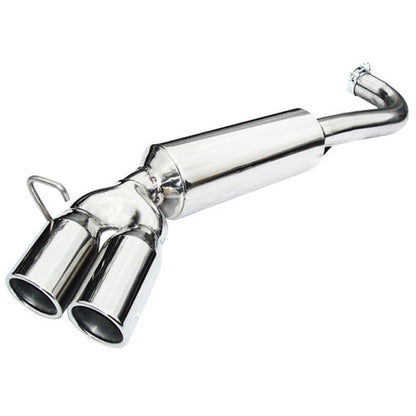 BMW 3 Series E90/E91 318d 320d Diesel Twin Exit Rear Box/Back Box/Muffler – Cobra Sport Performance Rear Silencer Exhaust Upgrade, Twin 3-inch Tips, 63.5mm Pipe, Fits Saloon & Touring, SE & M Sport (2005-2011)