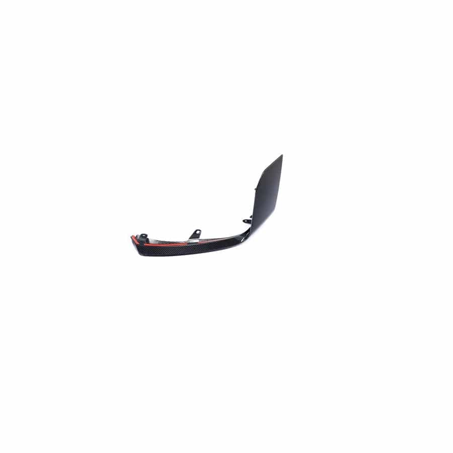 Genuine OEM BMW M2 G87 Carbon Fibre/Fiber Front Splitter Lip Spoiler - Left Side (LH, Nearside/Passenger) - Part No 51115A5F481 - 2023-2025 S58 Front Bumper Lower Aero Trim