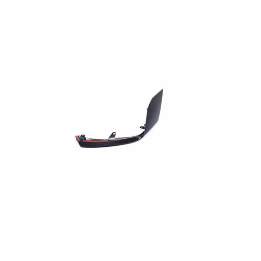 Genuine OEM BMW M2 G87 Carbon Fibre/Fiber Front Splitter Lip Spoiler - Left Side (LH, Nearside/Passenger) - Part No 51115A5F481 - 2023-2025 S58 Front Bumper Lower Aero Trim