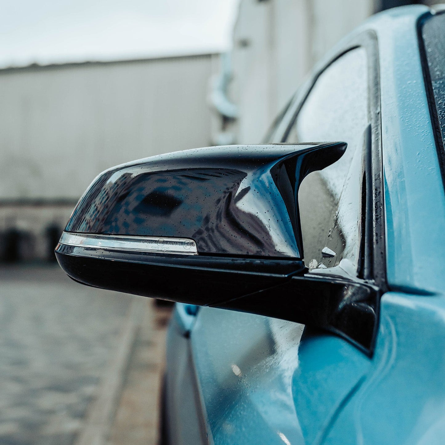 MHC Black BMW M Style Wing Mirror Replacement Covers In Gloss Black