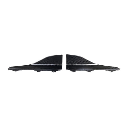 MHC+ BMW M2 F87 Performance Style Side Winglets In Gloss Pre Preg Carbon Fibre (F87 inc Competition)
